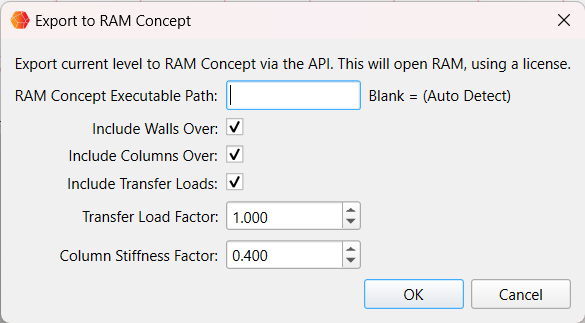 RAM Concept Dialog